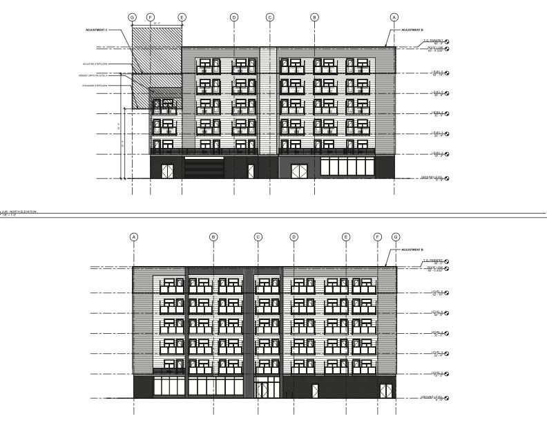 Rendering of the proposed mixed-use building at SE Division & Chavez